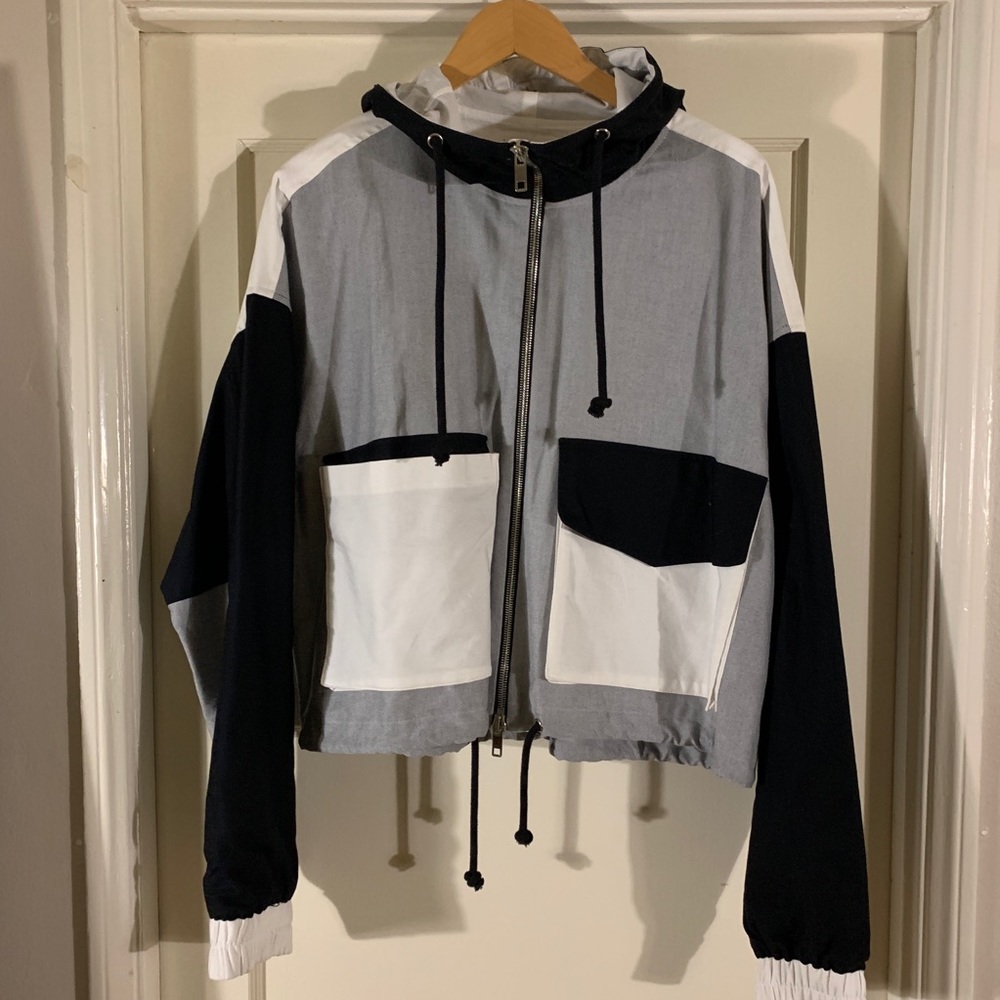 Marna Ro cropped hoodie jacket